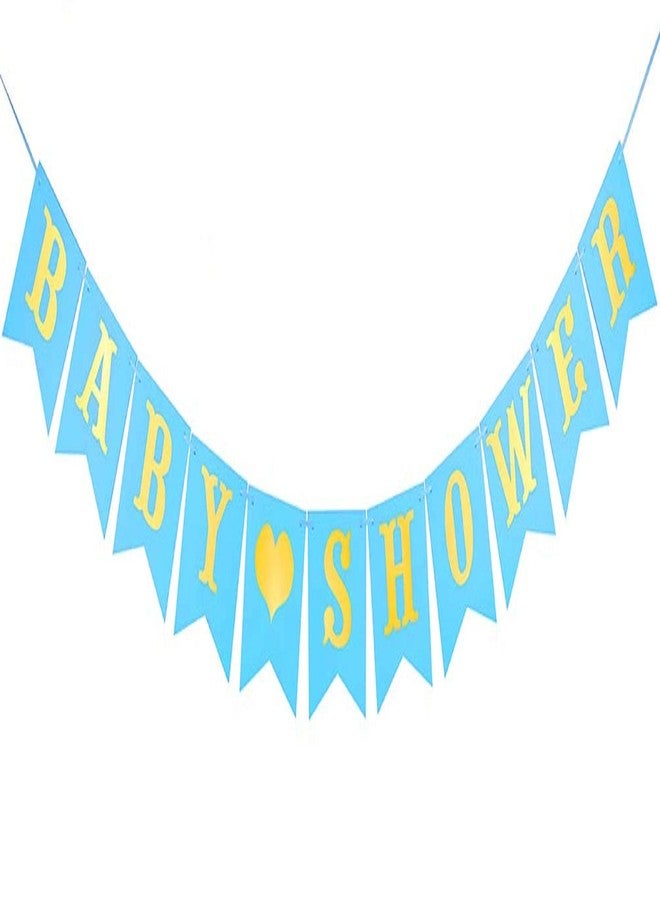 Skylofts Baby Shower Banner Blue Baby Shower Decoration Items Party Propz for Mom to Be